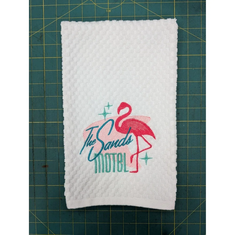 The Sands Hotel Retro Mid Century Modern Kitchen Bath Bar Towel Great Gift Idea!